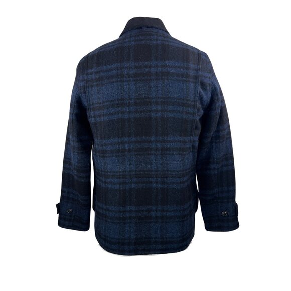 Men's Blue Plaid Jacket - Picture 2 of 6